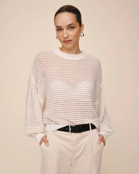 Bella Dahl - Striped Crew Neck Sweater
