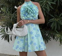 Glamorous - Rosie Corsage Skater Mini Dress