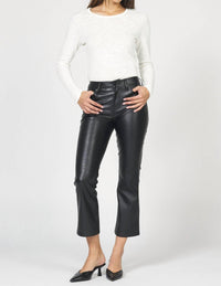 Dear John Denim - Jeanne Flare Vegan Leather Pants