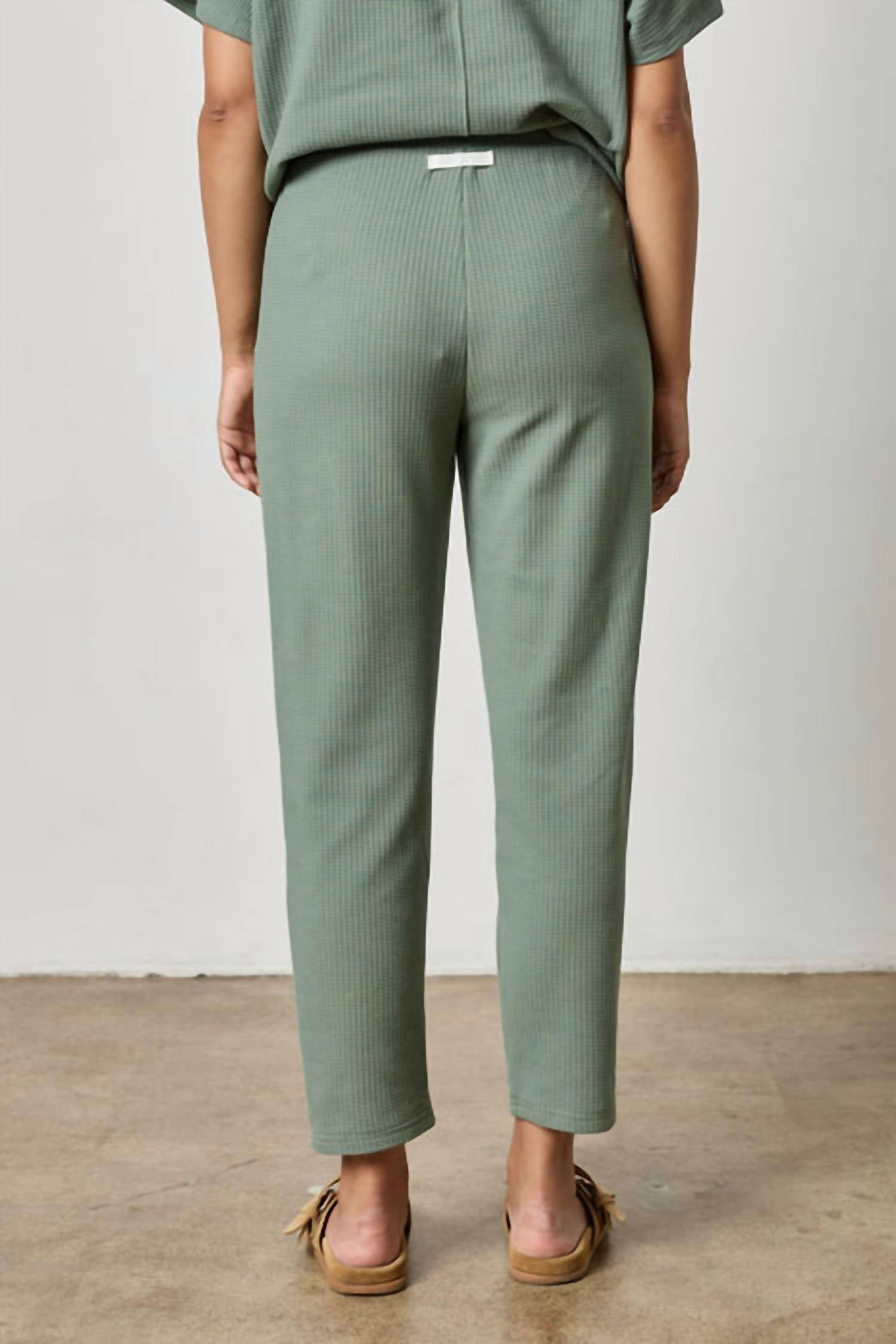 Lilla P - Drawcord Waffle Pants