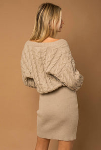 Gilli - Cable Knit Sweater Dress