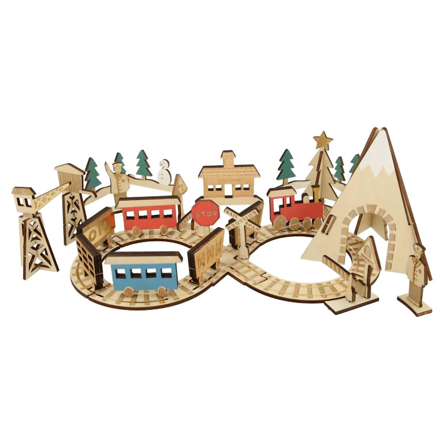 Meri Meri - Kids' Railway Train Advent Calendar