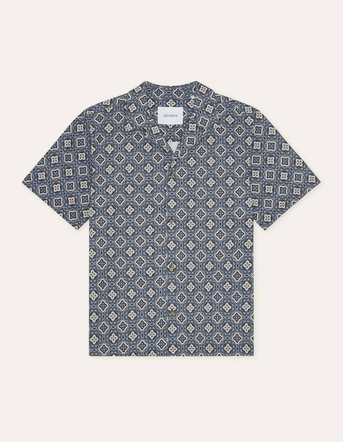 Les Deux - Lukas Arabesque Aop Short Sleeve Shirt