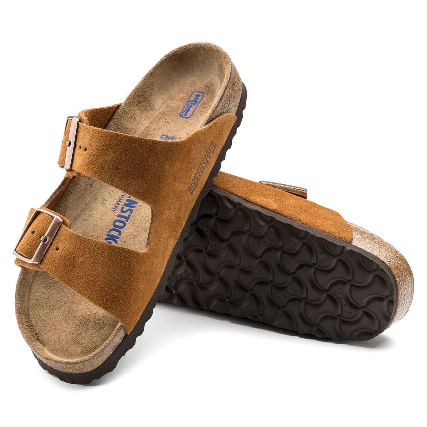 Birkenstock - Women's Arizona Soft Footbed Suede Sandals