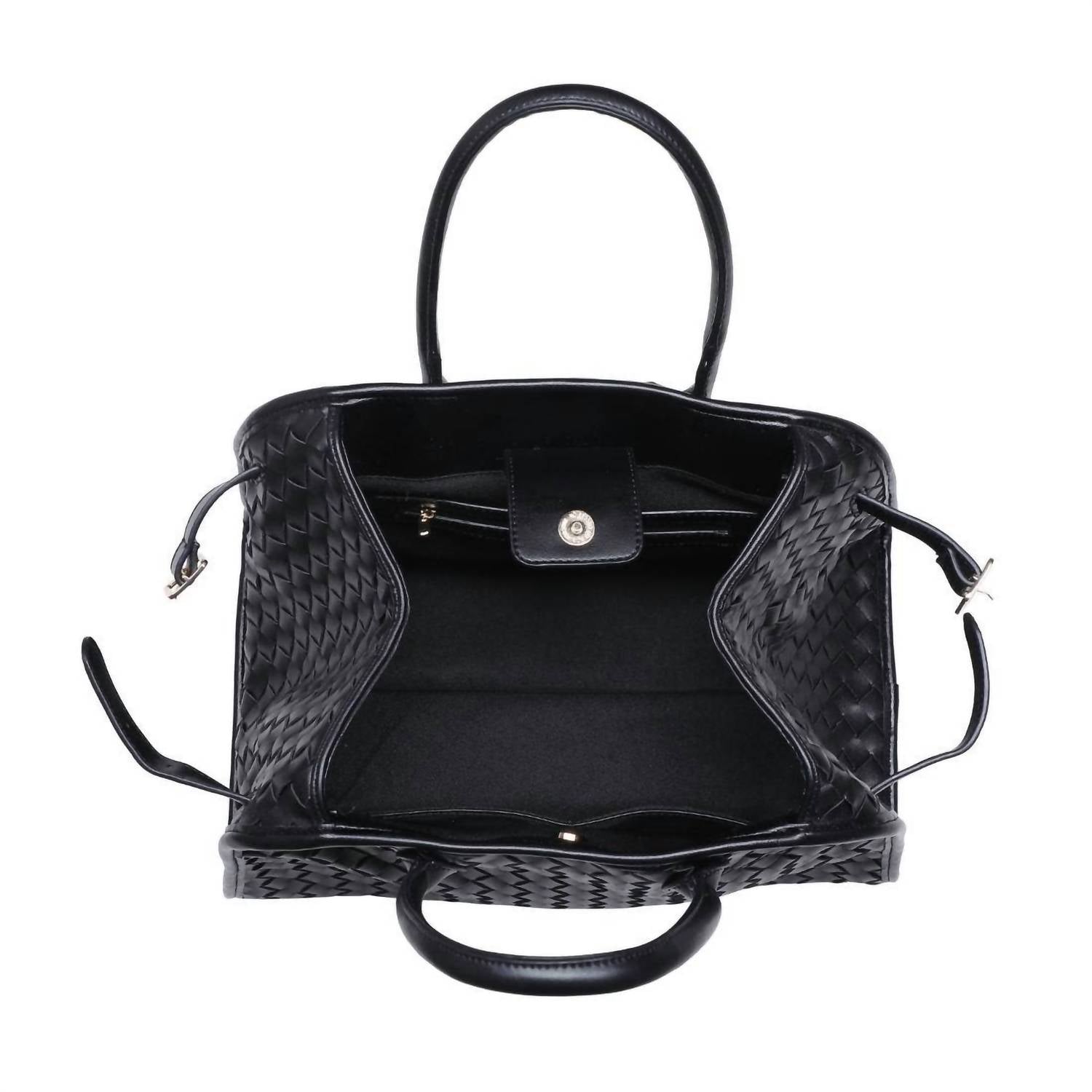 Urban Expressions - Women's Rhonda Woven Vegan Leather Tote Bag