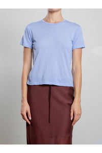 Pharaoh Audrey Baby Tee in cornflower - women's t-shirt