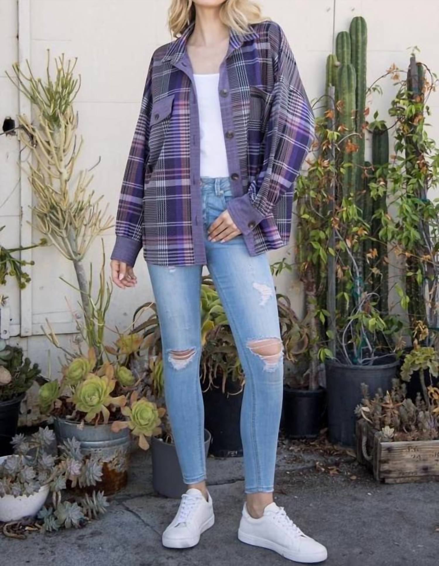 Ellis - Plaid Shacket