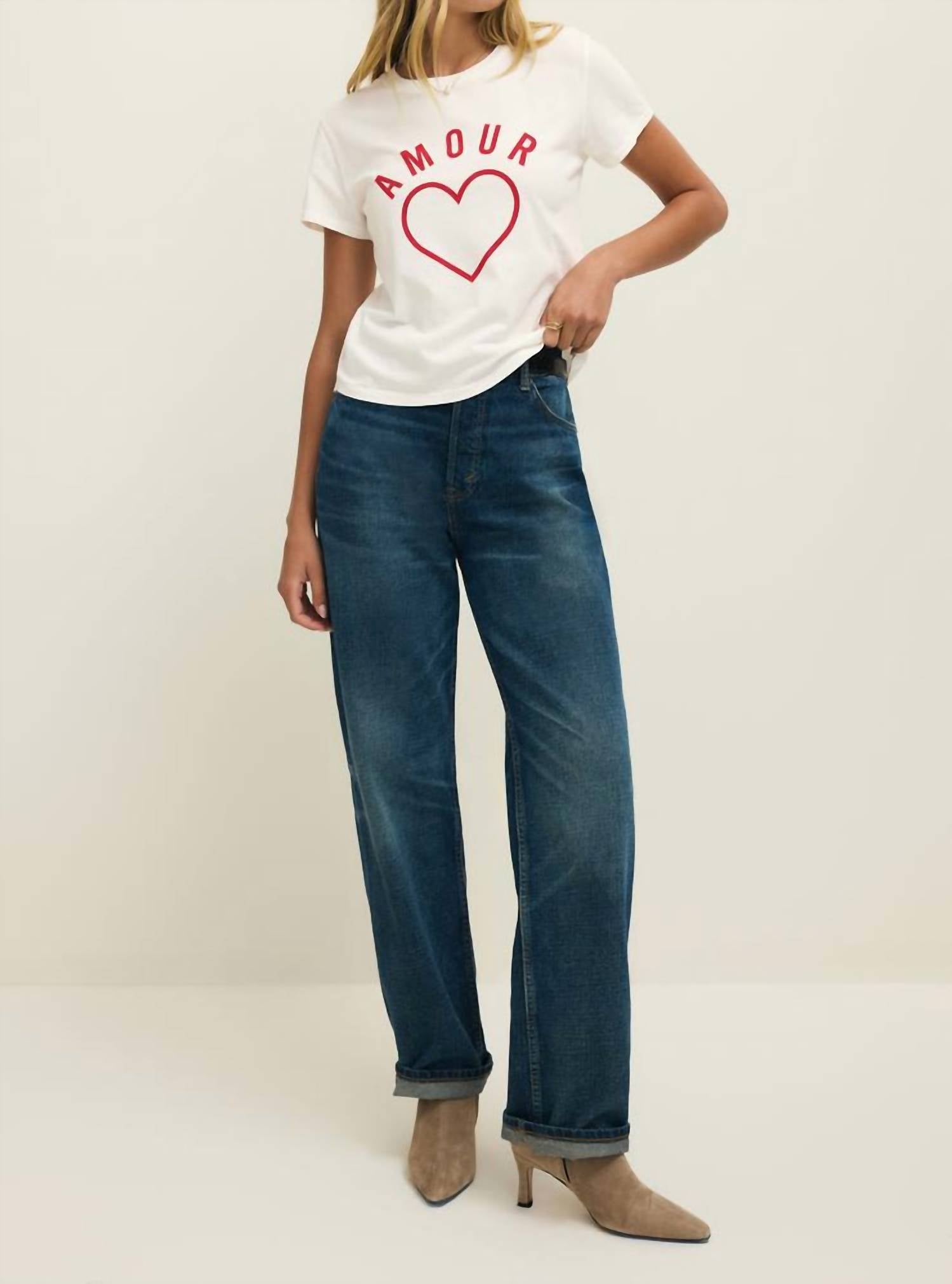 Z Supply Amour Tourist Tee in sea salt - women's t-shirt - view 4