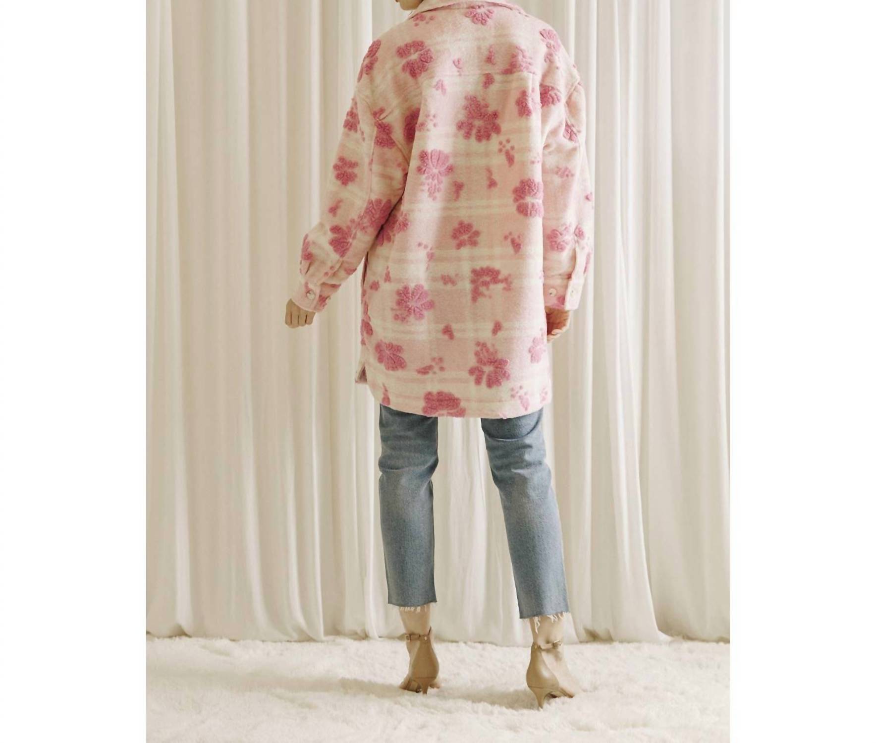 Storia - Jackie 3d Floral Sherpa Jacket
