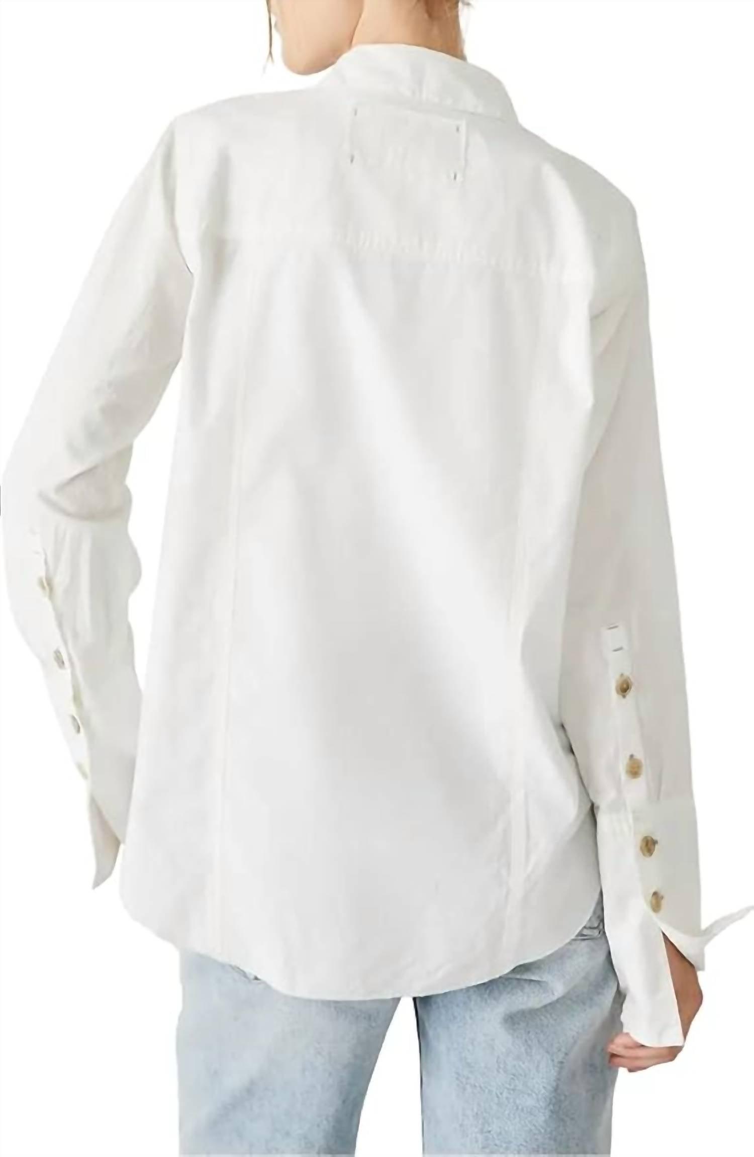 Free People - Mackenzie Solid Poplin Shirt