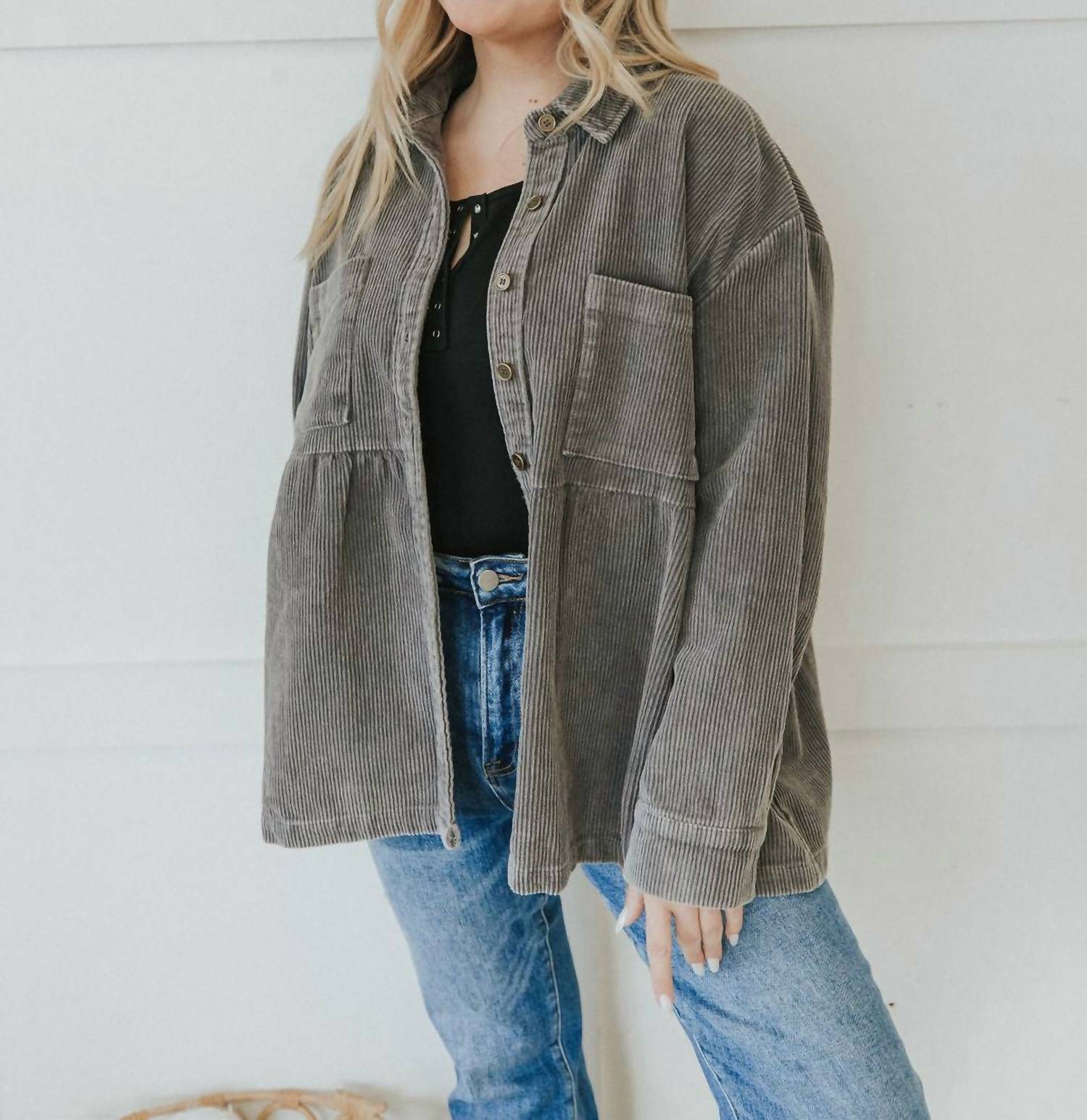 Ee:Some - Dream On Corduroy Shirt