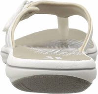 Clarks Women's Breeze Sea Slipper in white - women's shoe - view 4