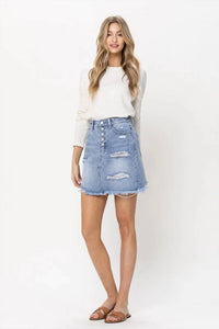 Flying Monkey - Buttoned Up Mini Skirt