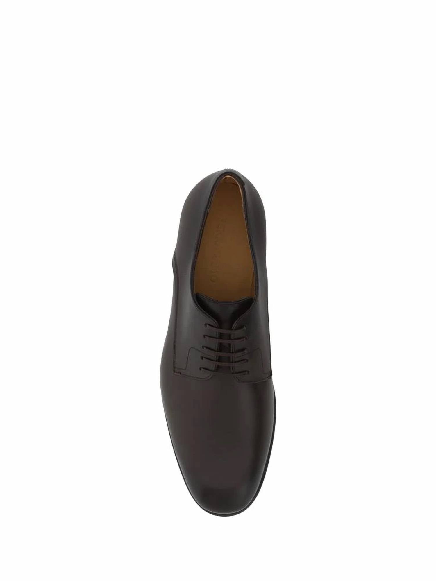 Salvatore Ferragamo - Men's Lace-up Leather Derby Shoes
