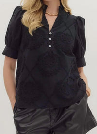 Entro - Embroidered Top
