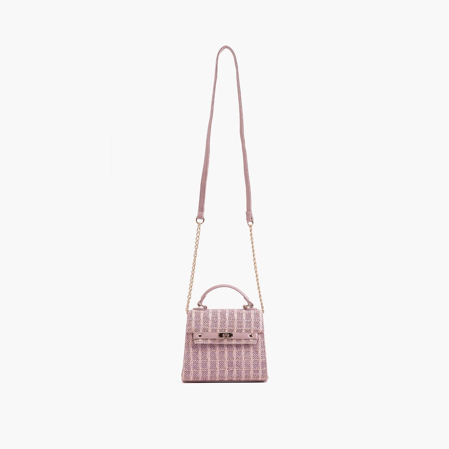 Like Dreams - Women's Neo Pastel Straw Crossbody Bag