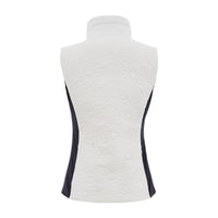 DOLCEZZA Women's Gilet Vest in white navy - women's jacket - view 4