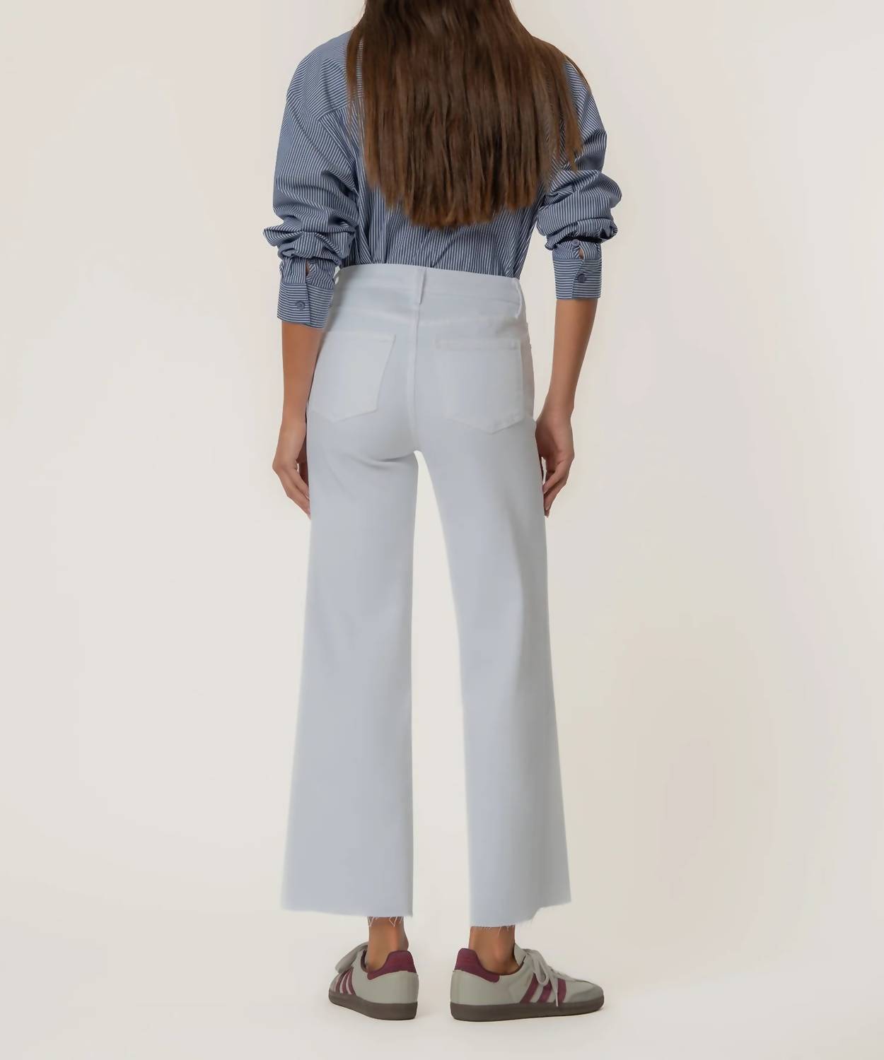 Kut From The Kloth - Meg High Rise Wide Leg Raw Hem Jeans