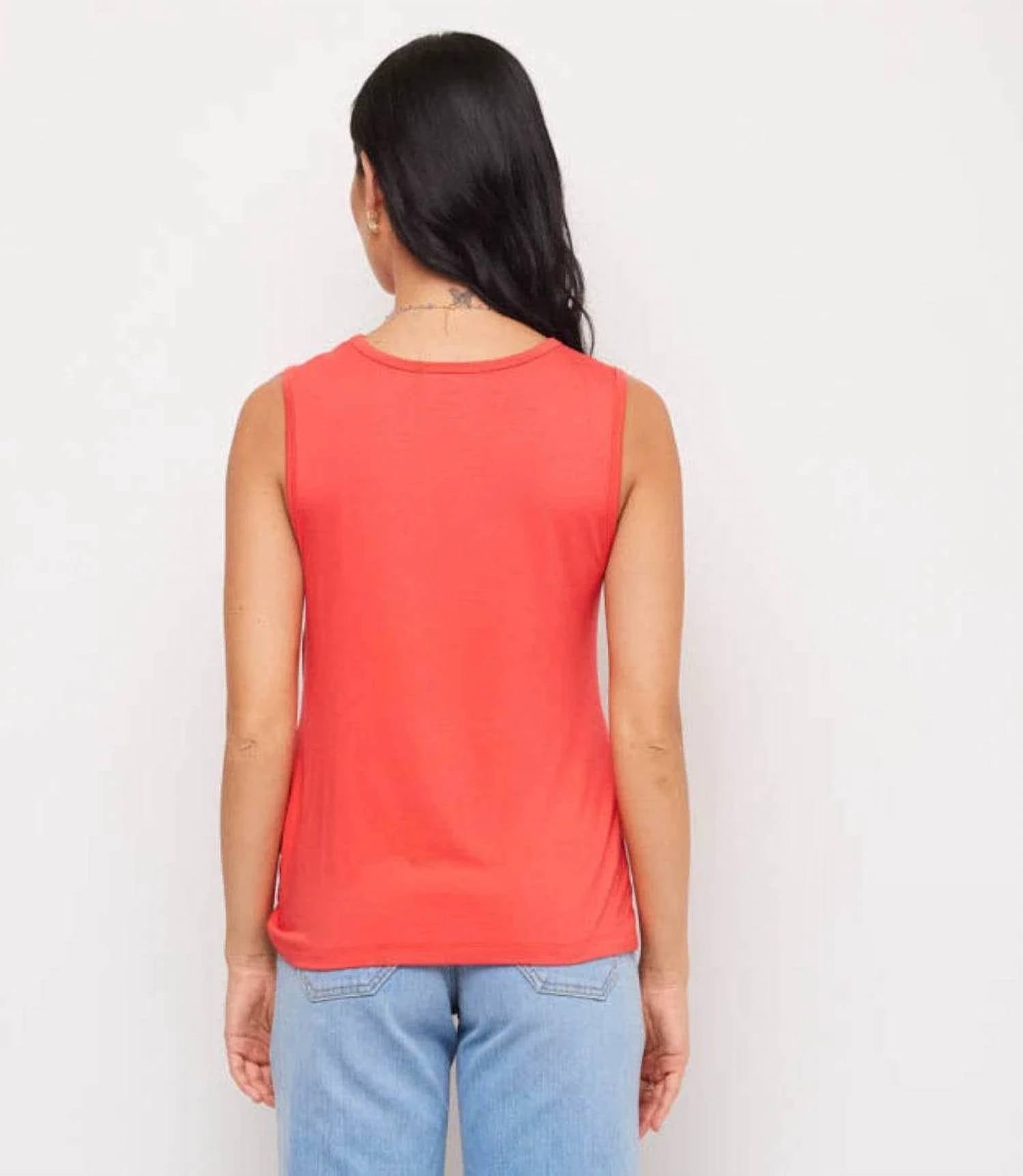 Karen Kane - Sleeveless Pick-Up Top