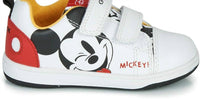 GEOX Boys Flick Mickey Sneakers in white red - kids' sneaker - alternate view
