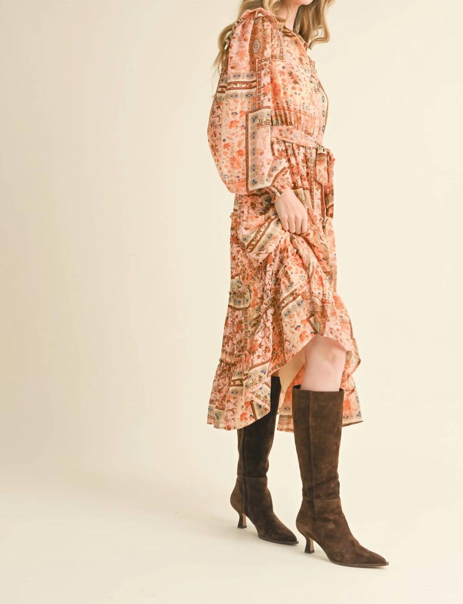 &Merci - Patch Perfect Patchwork Midi Dress