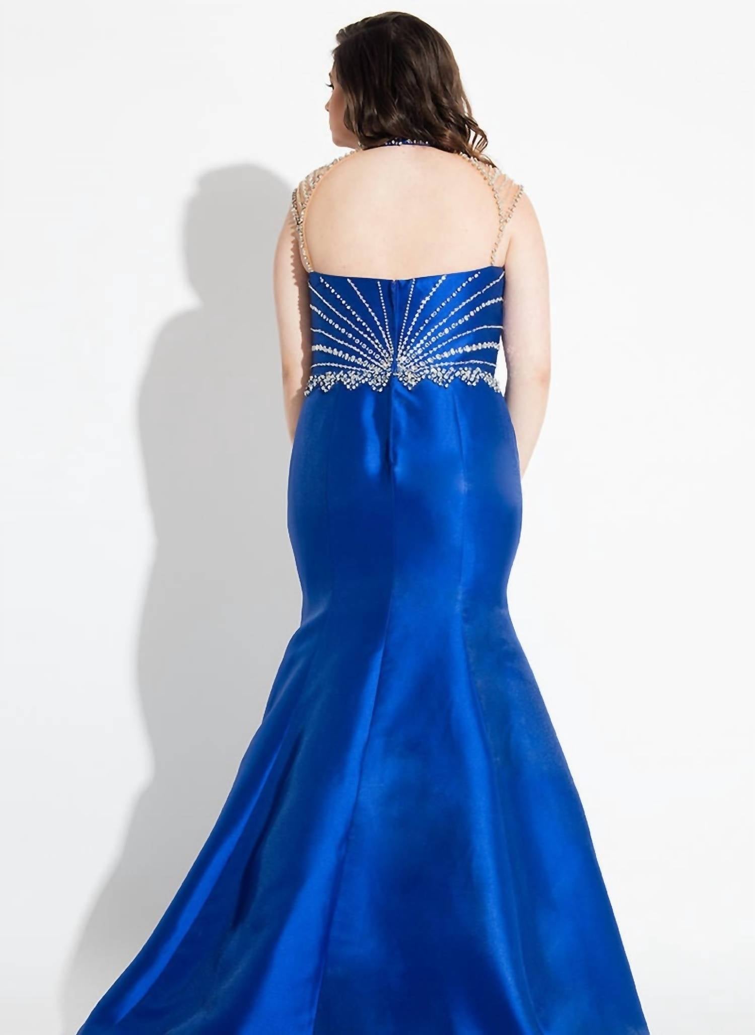 Rachel Allan - Rhinestones Mikado Mermaid Gown