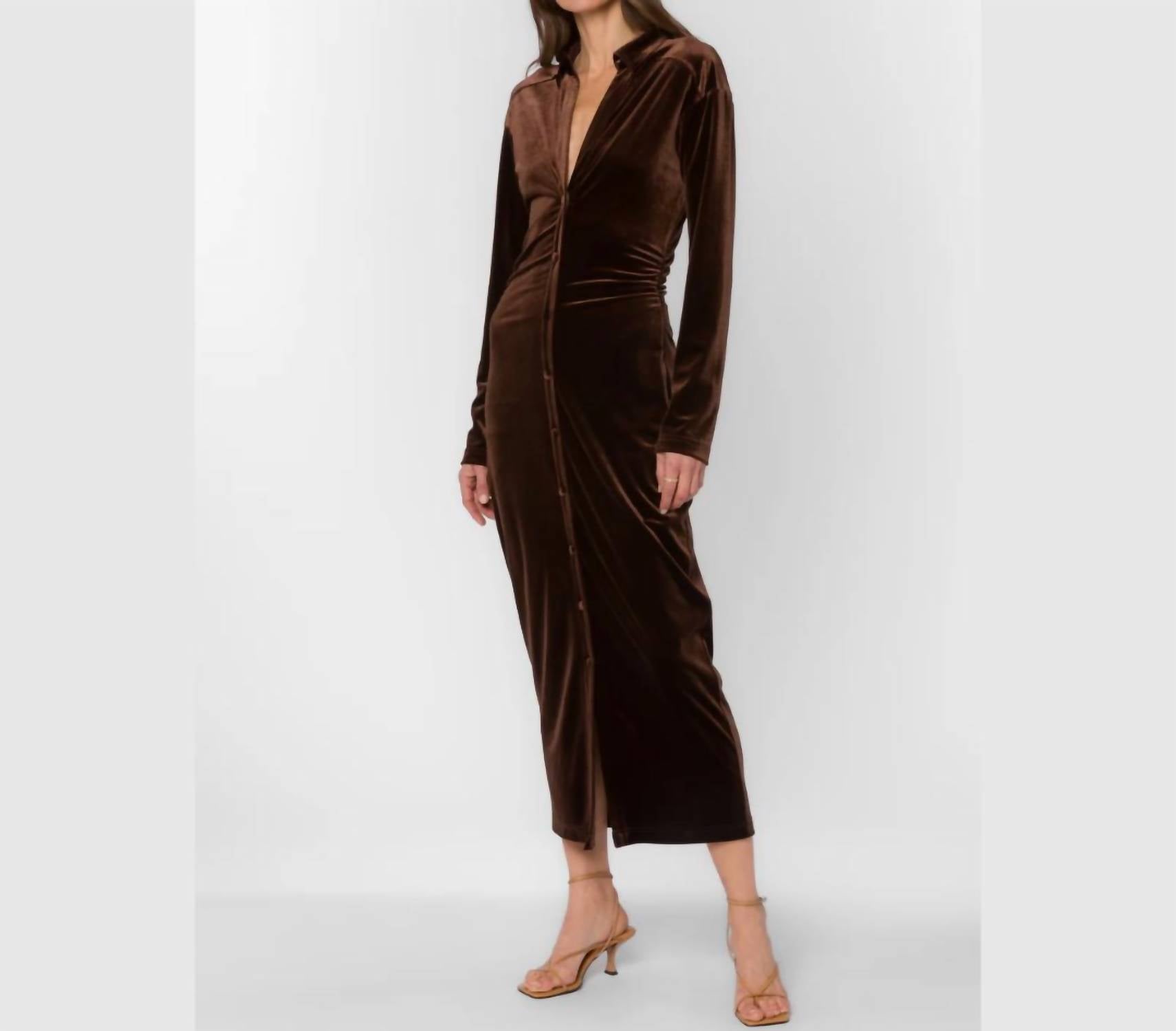 Velvet Heart Women's Phoenix Dress in brown - women's dress - view 4