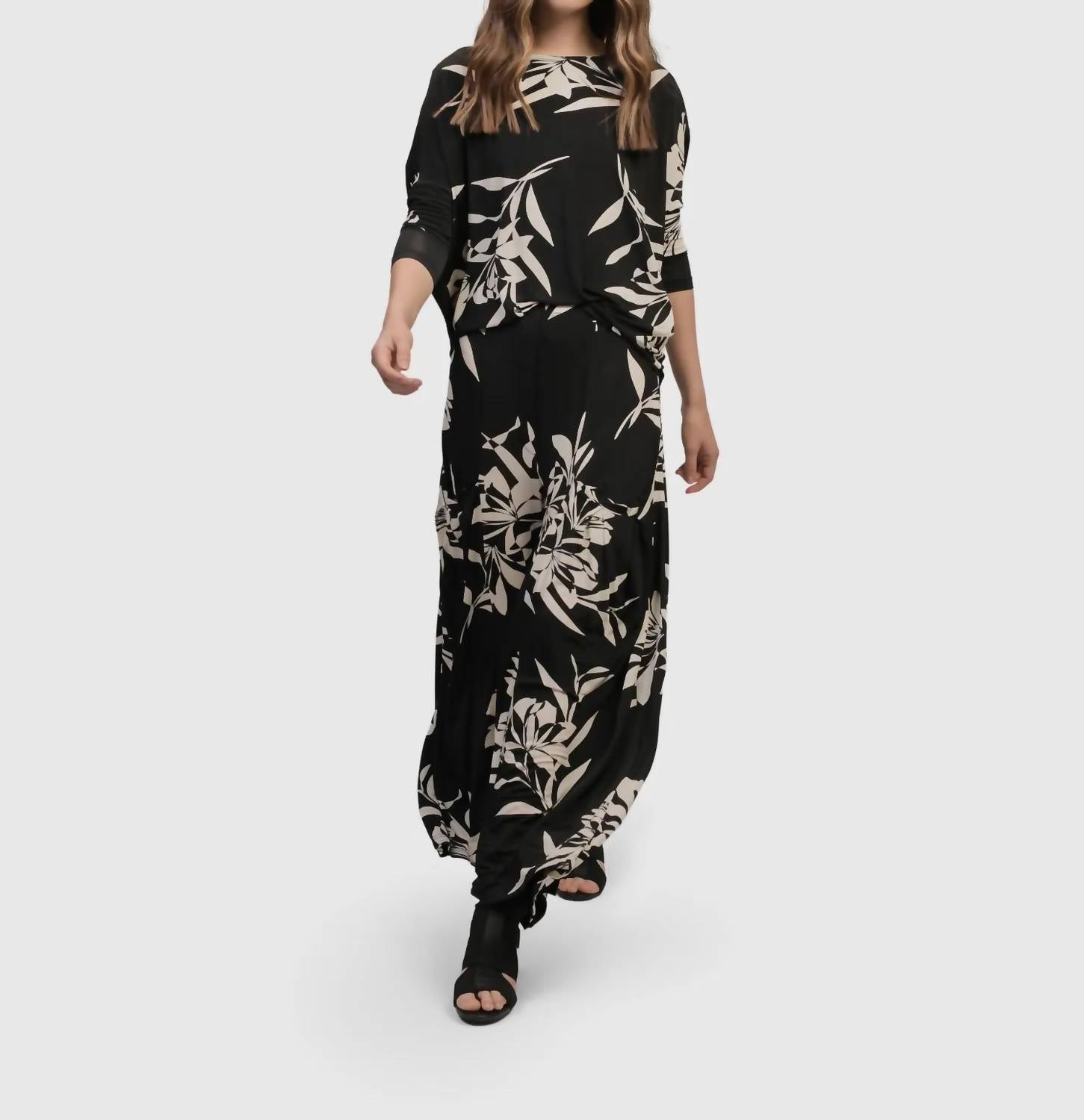 ALEMBIKA Ciao Ciao Blouson Top in floral - women's blouse