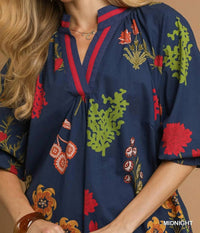 Umgee - Floral Midi Dress