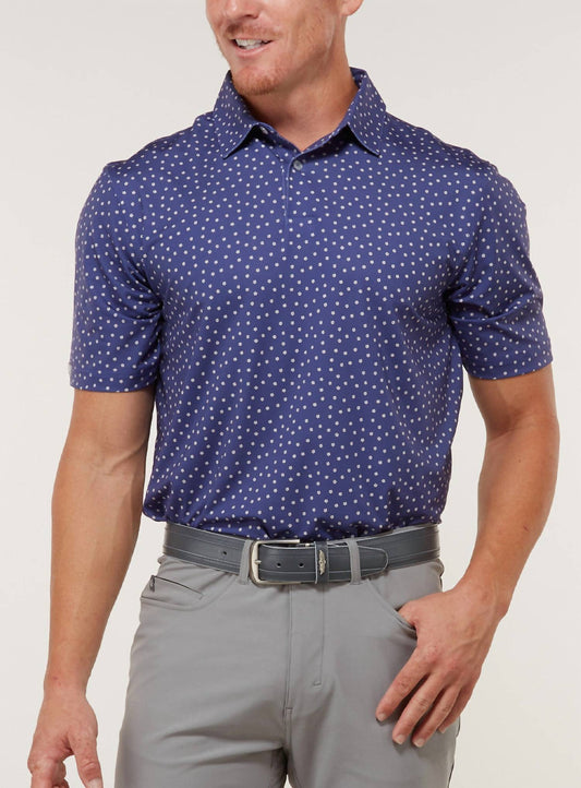Straight Down - Ditsy Floral Polo
