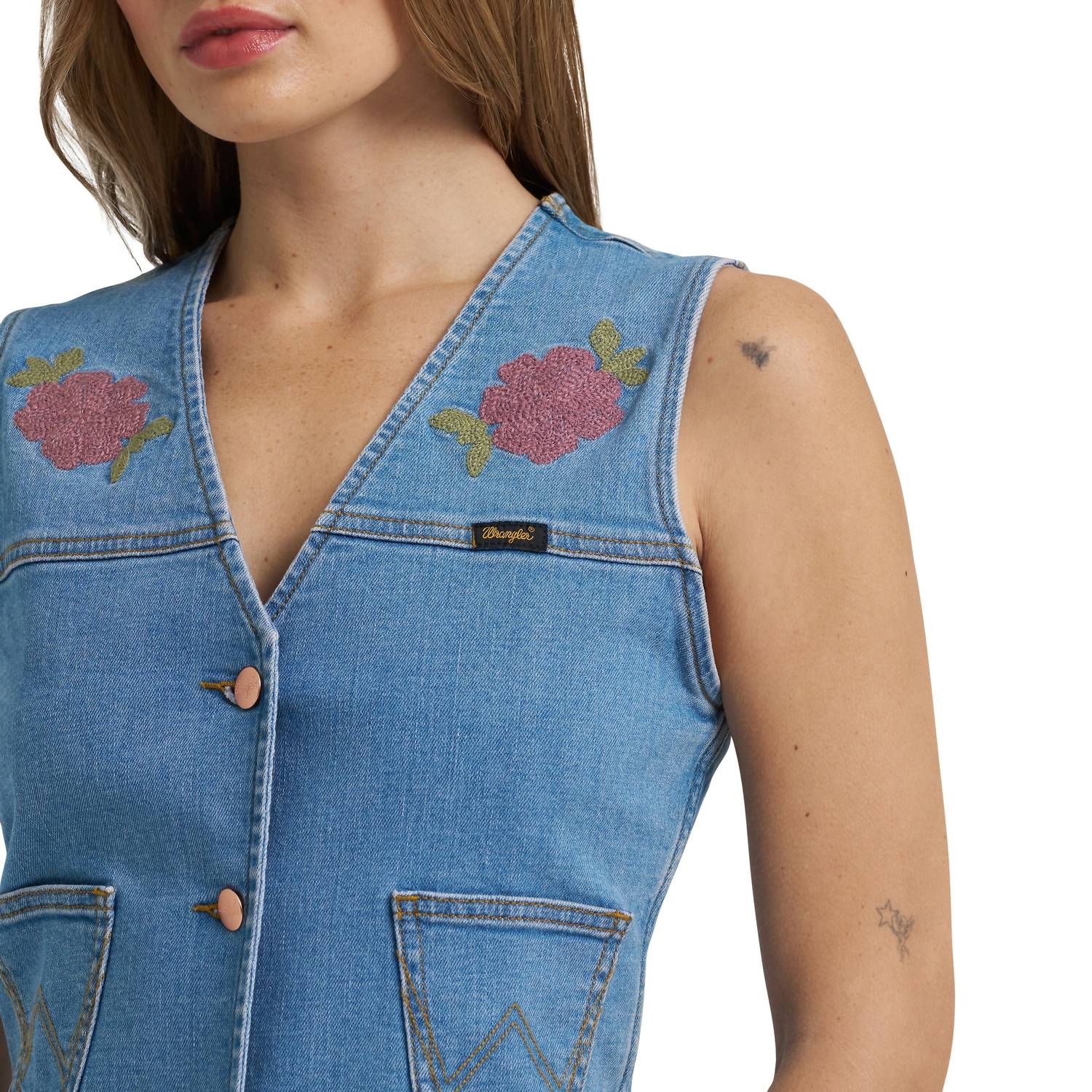 Wrangler - Lainey Wilson Denim Vest