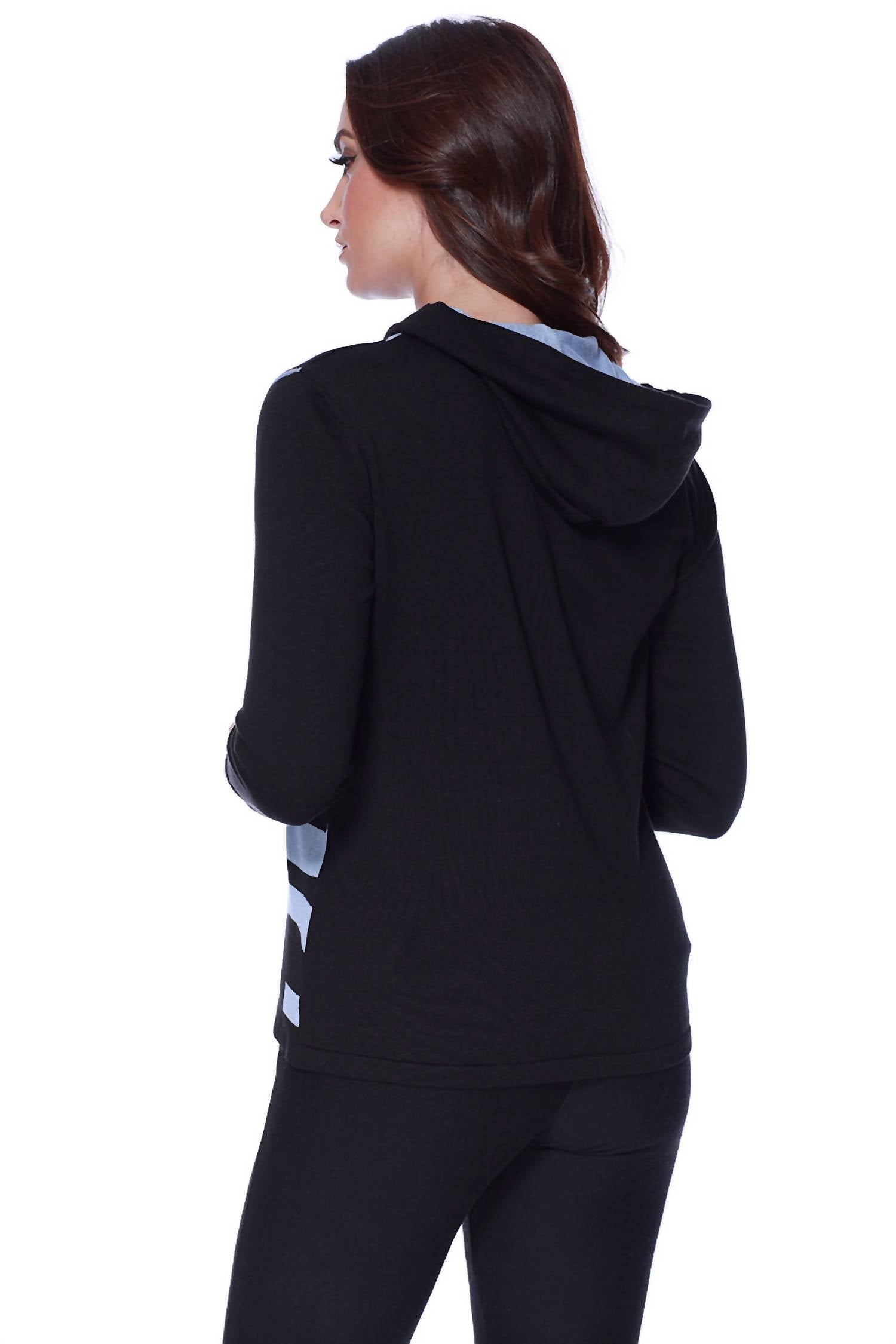Angel - Abstract Hooded Cardigan