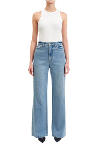 Daze - Far Out Hi Rise Wide Leg Jeans