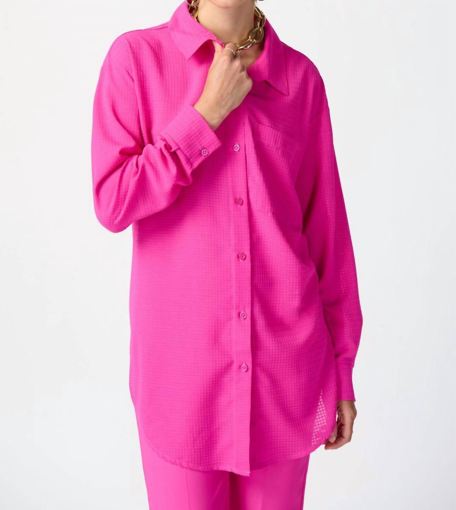 Joseph Ribkoff - Long Textured Blouse