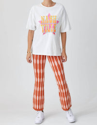 Baevely By Wellmade - Nashville Graphic Short Sleeve Tee