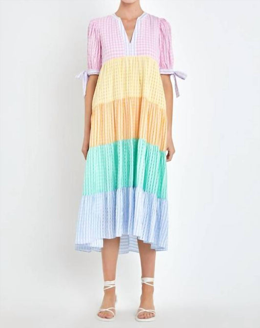 English Factory - Sunday's Best Gingham Maxi Dress