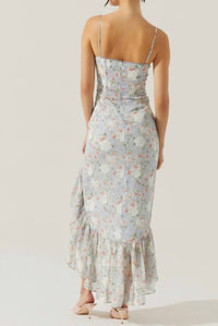 Astr - Brisbane Asmmetrical Ruffle Hem Dress