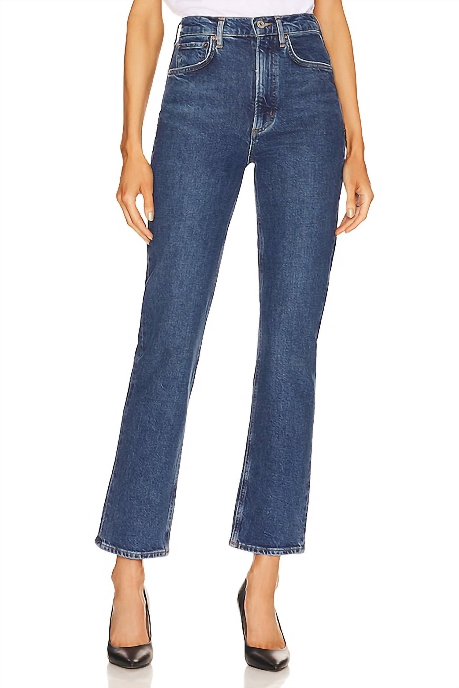 Agolde - High Rise Stovepipe Jean