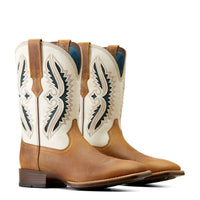 ARIAT Men's Rowder Venttek 360 Boot in marbled tan - men's boots - detail view