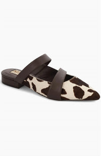 Mia - Women's Abie Cow Print Mules