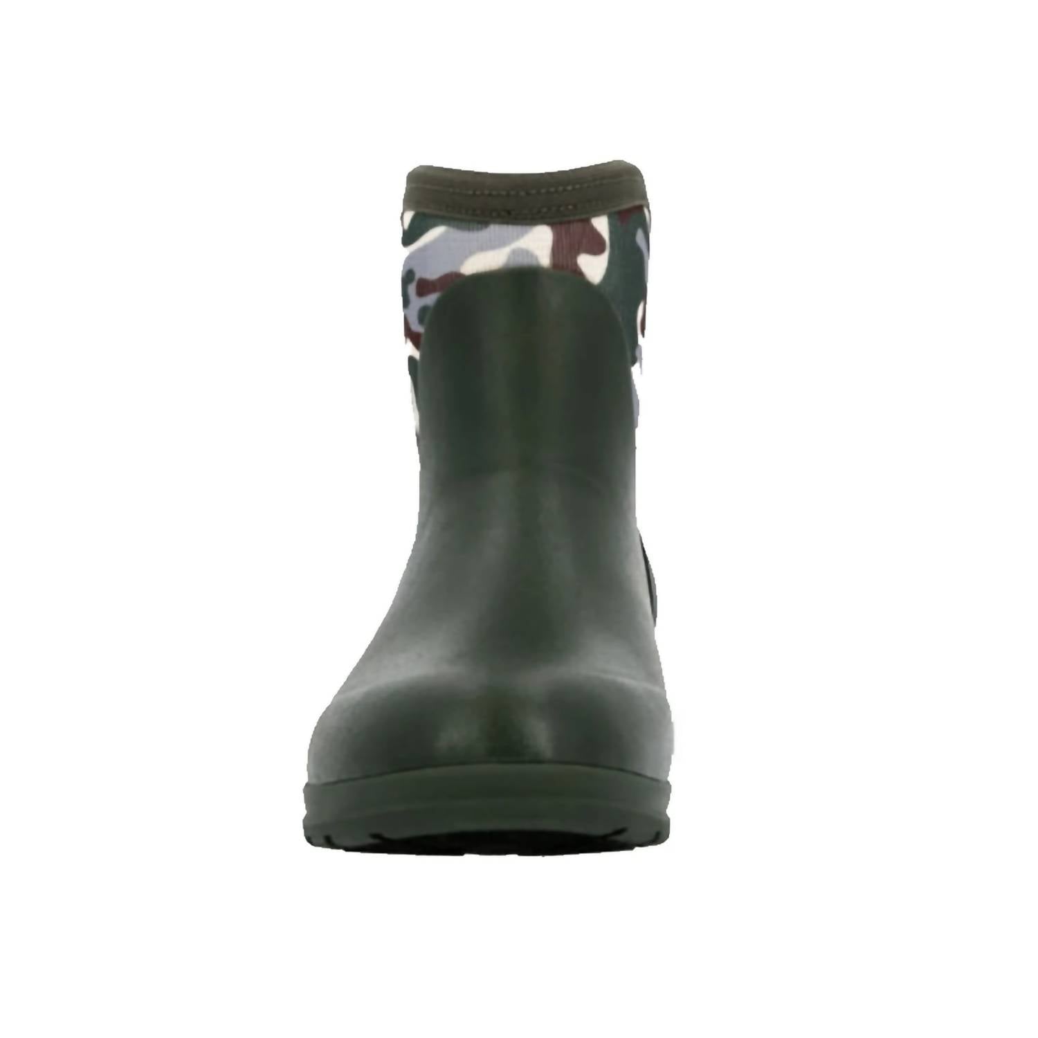 MUCK Men's Originals Excursion Boot in duck camo moss - men's boots - detail view
