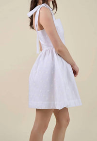 B.Right - Floral Tie Shoulder Mini Dress