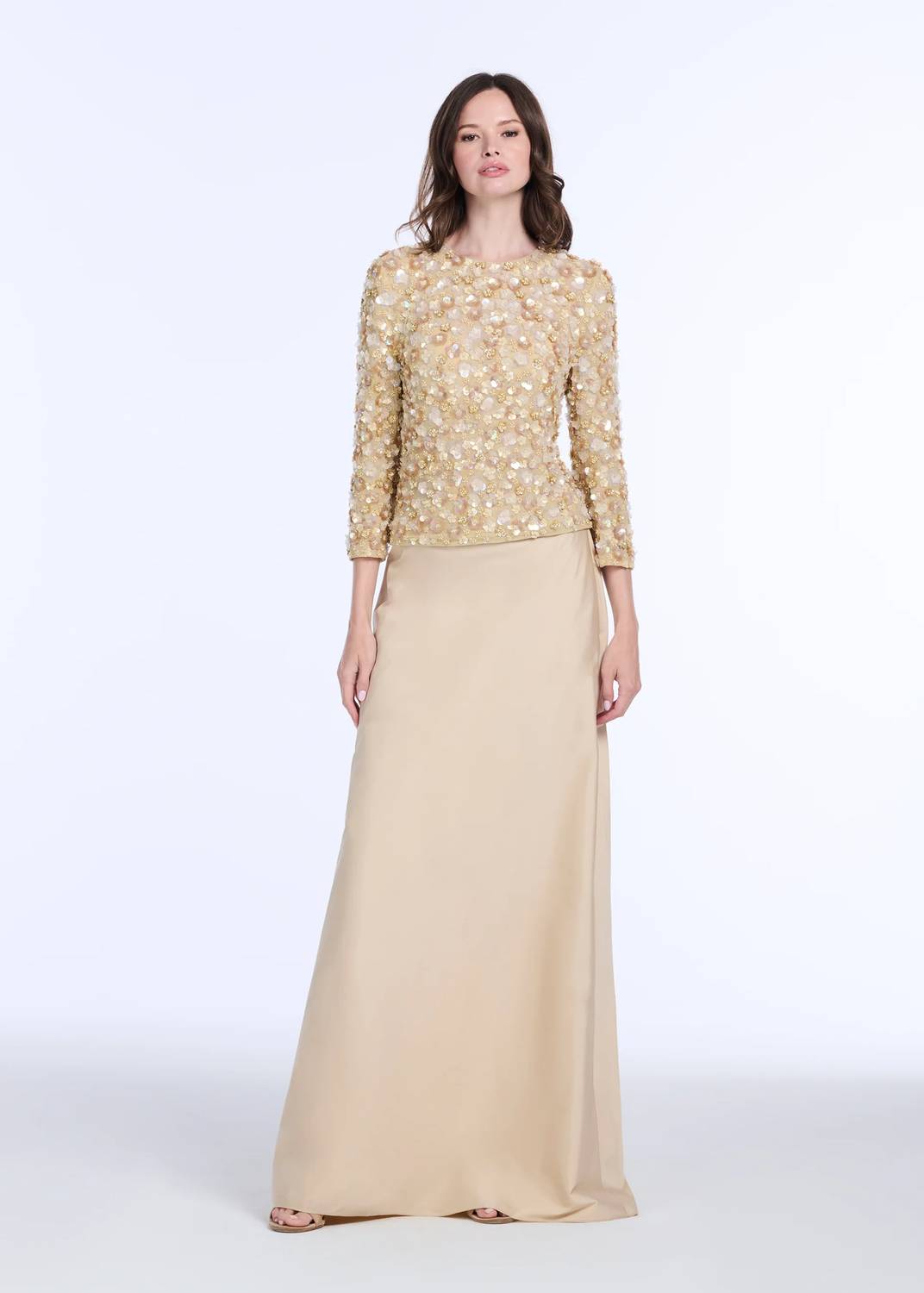 Emily Shalant - Taffeta Bias Long Skirt