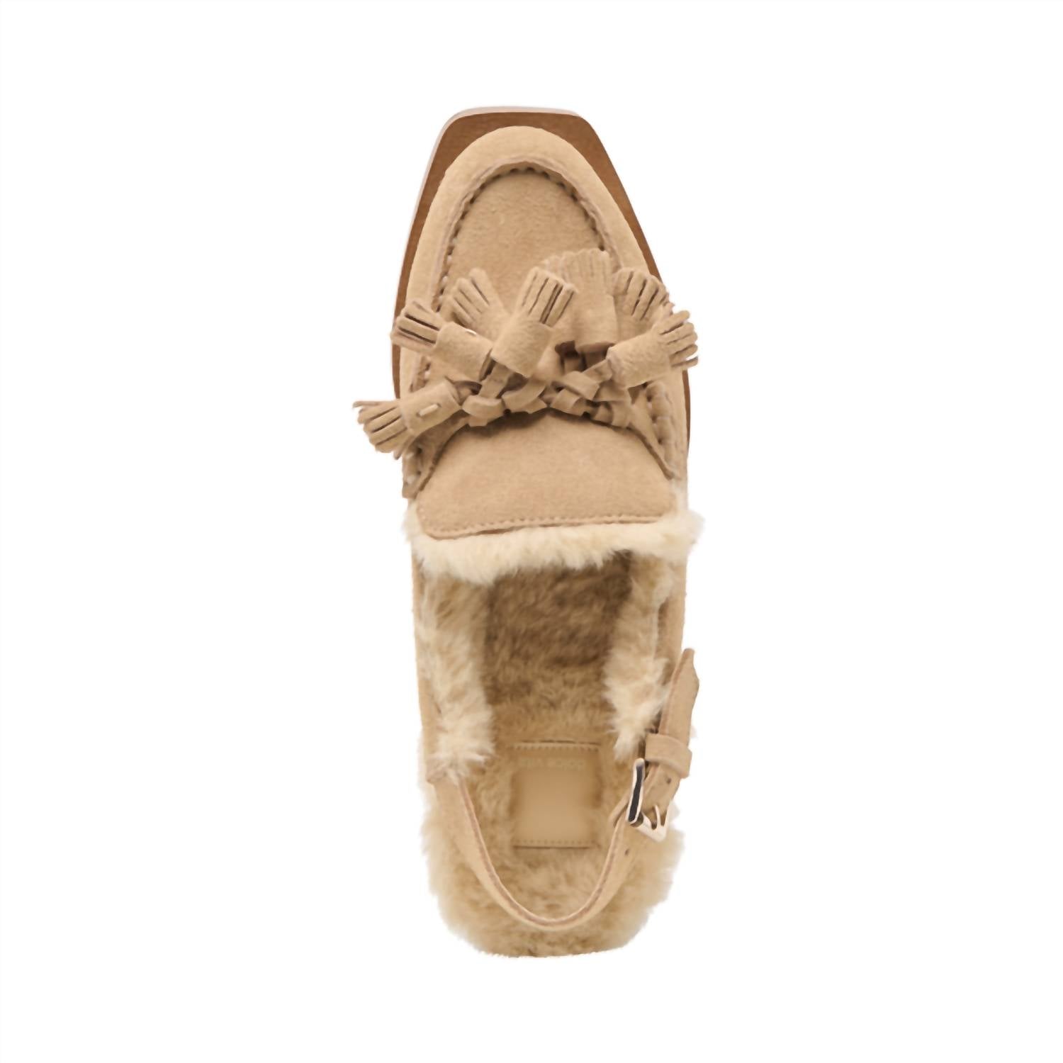 Dolce Vita - Women's Hamlit Plush Slingback Mules