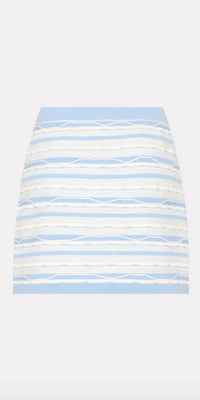 Milly - Sawyer Stripe Mini Skirt
