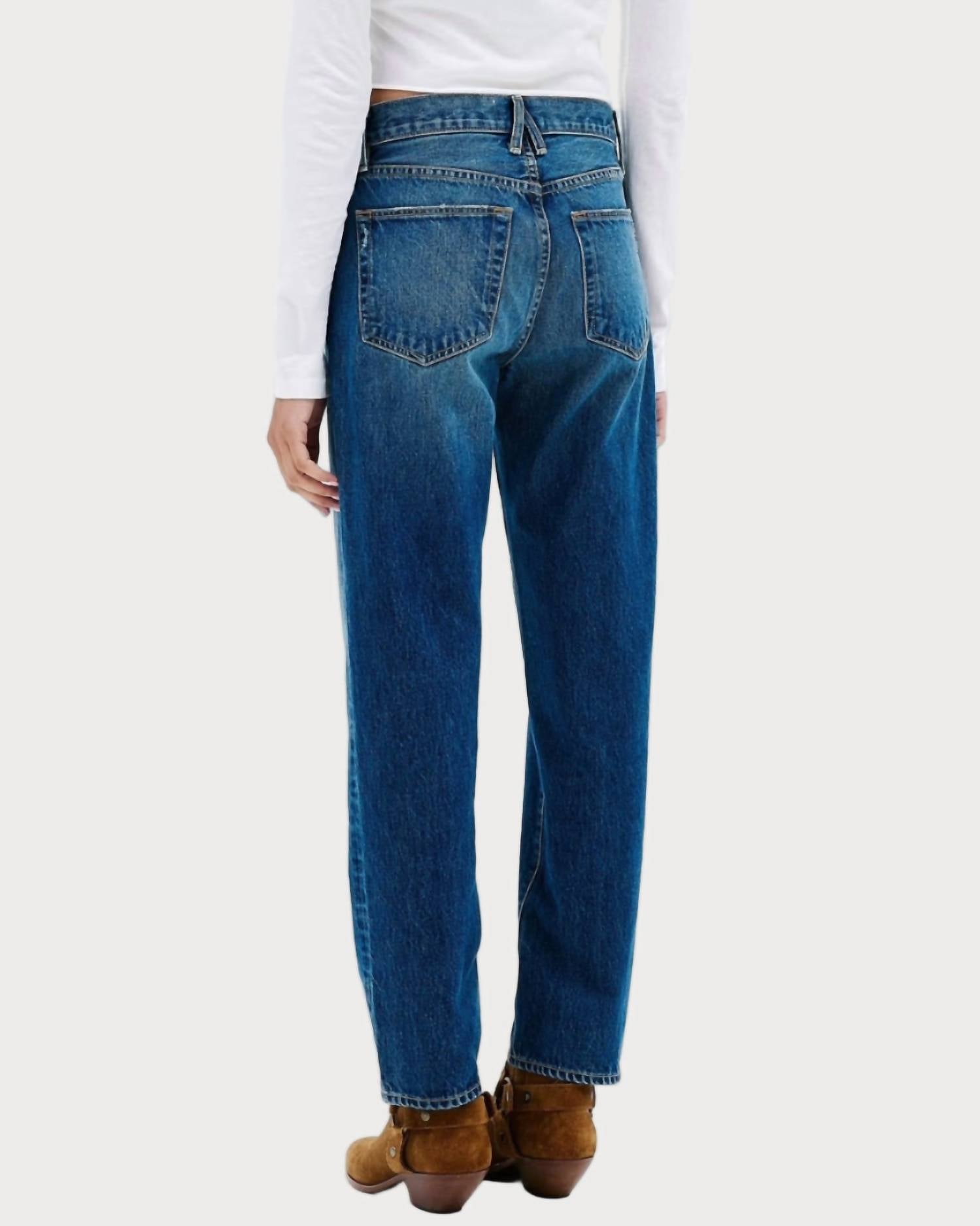 SLVRLAKE Amber Slim Jean in santa cruz - women's jeans - detail view