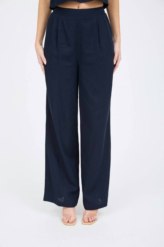 The Workshop Studio - High Waisted Front Pleat Pants
