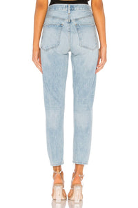 AGOLDE Jamie High Rise Classic Jeans in shakedown - women's jeans - view 4