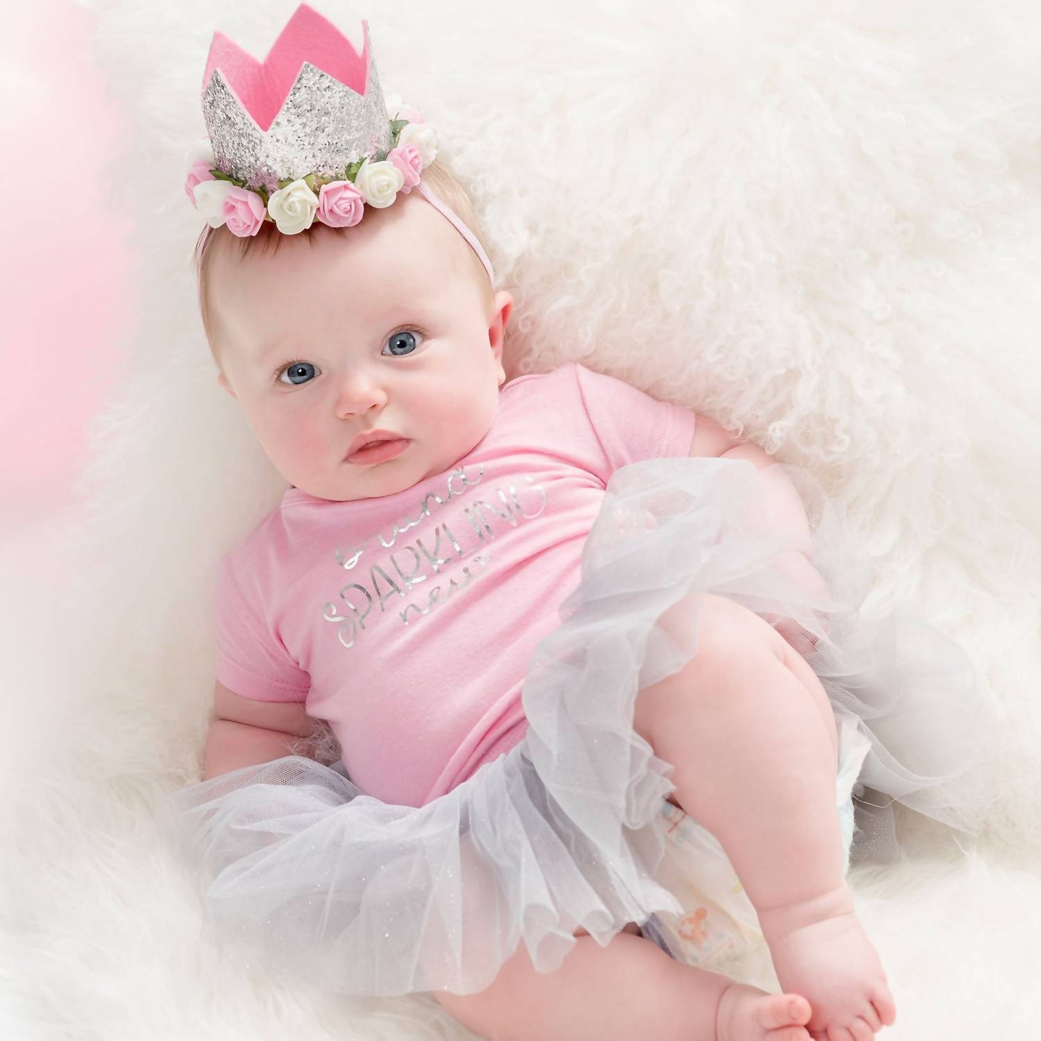 Sweet Wink - Baby Girls Brand Sparkling T-Shirt