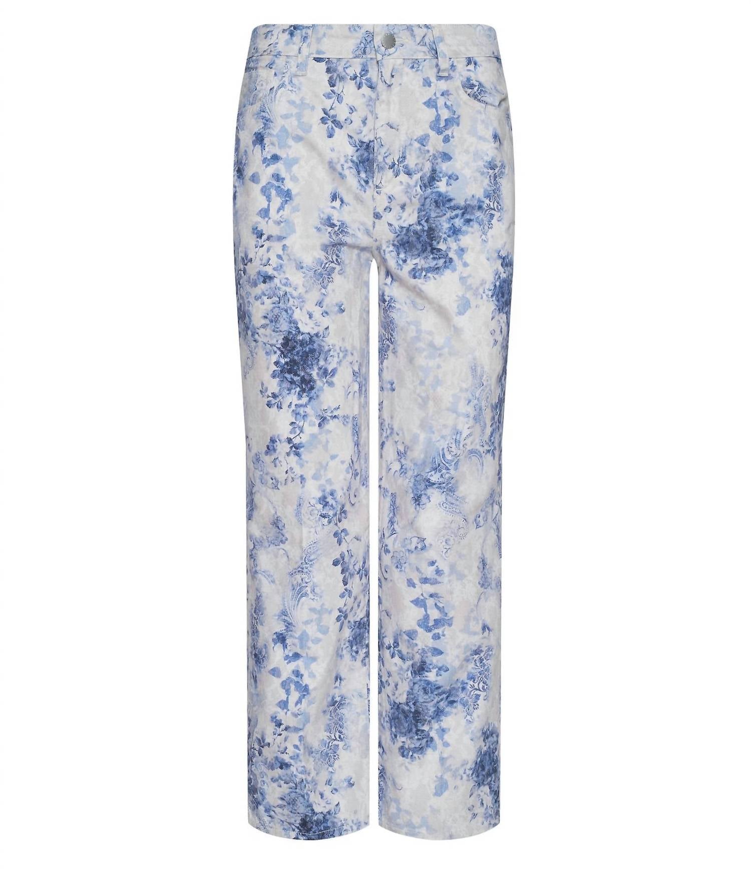 L'Agence - June High Rise Denim Crop Jean